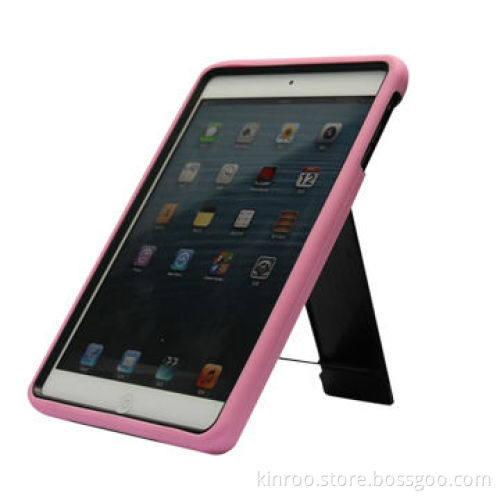 Rugged Silicone and PC Stand Case for iPad mini 1/2